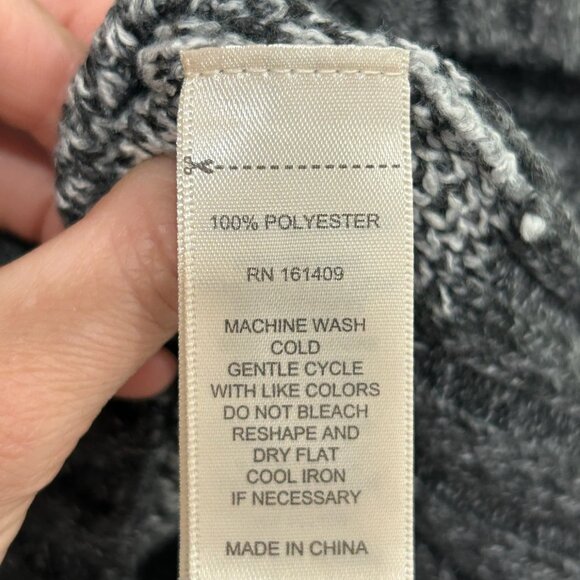 Greige Womens Zebra Print Sweater Crewneck Long Sleeve Size Medium Cozy NWT - Picture 6 of 10